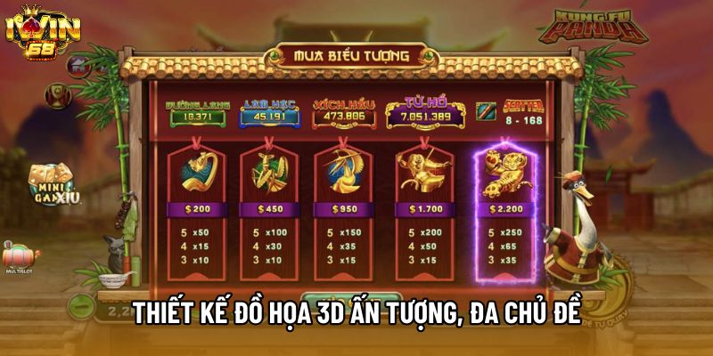 Thiết kế đồ họa 3D ấn tượng, đa chủ đề